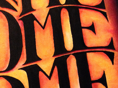 Johnnyswim - Home analog cool hand lettering home illustrated ink love lyric non digital pen warm watercolor