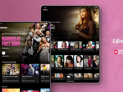 A&E Networks | SVOD & TVE Unification app branding design logo ui ux website