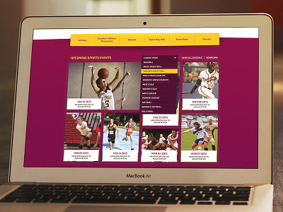 College sports concept art direction college concept nachitz sports