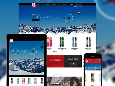 Burton: RWD Challenge burton design idlewild responsive ui ux