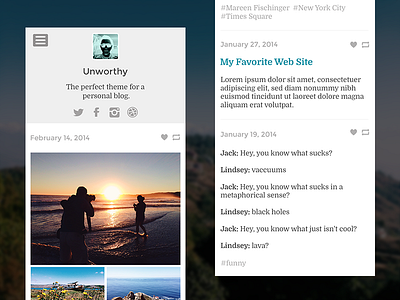 Unworthy responsive (WIP) grid minimalist responsive simple template theme tumblr wip