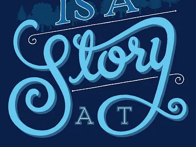 Every Day Is A Story drawn hand