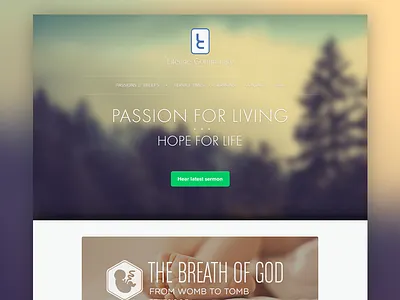 Website Redesign For My Church website