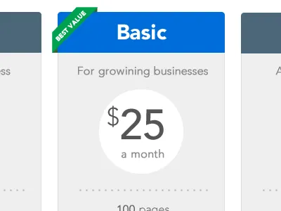 Pricing Table best value ecommerce plans pricing pricing table