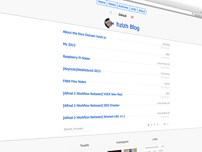 WordPress Theme: FFFFFF blog ios ios7 theme wordpress