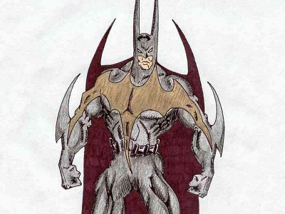 Batman - Idea #1 for new costume batman superhero