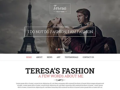 A Blog One Page Template blog blog template ecommerce grunge portfolio post psd template retro rugged shop store template