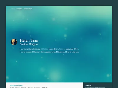 v3.0 Website Redesign designer portfolio redesign timeline ui web website