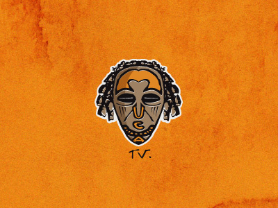 Múcua TV africa brown channel concept design orange tv youtube