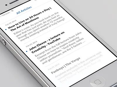 Minimal Pinboard ios pinboard sketch