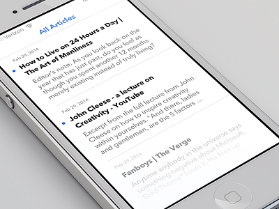 Minimal Pinboard ios pinboard sketch