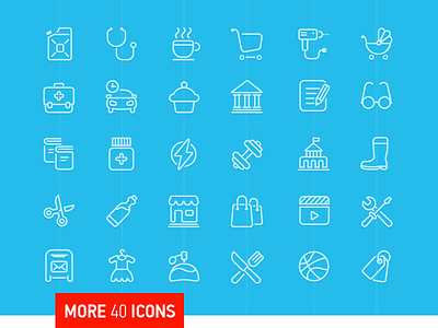 Vector Icons glyphs icon icon set ios icons ios7 icons odessa shapes ukraine vector