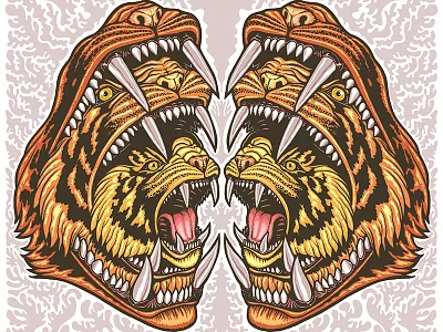Bulletproof Tiger bulletproof tiger doodle sketch teeth tiger