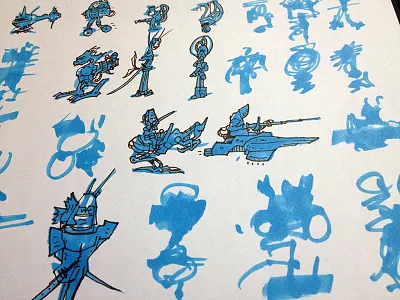 Character Design - Silhouette Exploration character character design concept drawing exploration illustration notebook silhouette sketch