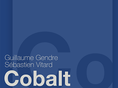 Cobalt event poster cobalt event poster