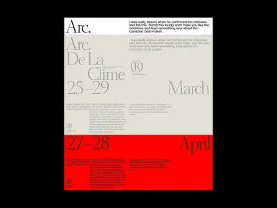 Archived work color design grid layout type typo typography whitespace