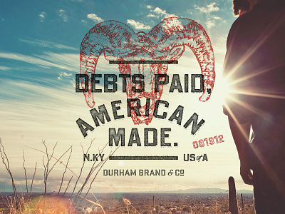 Durham Brand & Co. apparel design studio typography