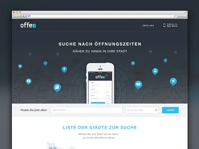 Offen main page appstore design germany landing map odessa page phone search site ukraine