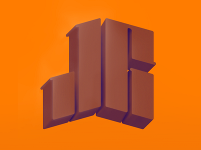 Jeric Griffin Logo 3d graphic design identity logo photoshop