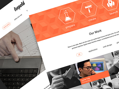 Leopold update 01 enzu enzudesign modern orange responsive web