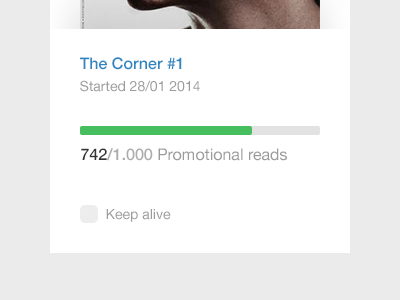 So that's pretty kickstarter issuu loose ideas ui wip