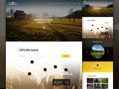 NMLB elegant seagulls map michigan property real estate web website yellow