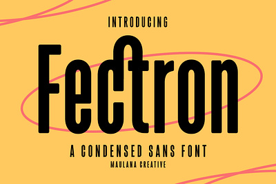 Fectron Condensed Sans Font beauty branding design font fonts graphic design handmade font logo modern font nostalgic sans sans serif