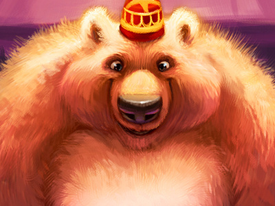 Book Cover Sample bear childrens books digital painting illustration