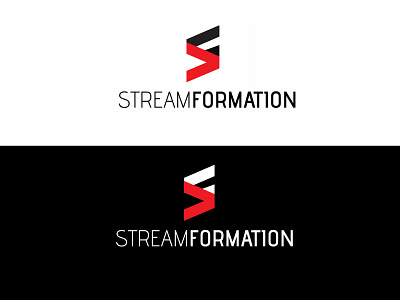Stream Formation Logo Branding branding design graphic design typography vector
