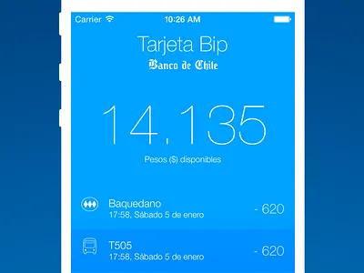 Cards app cards ios ios7 iphone transport