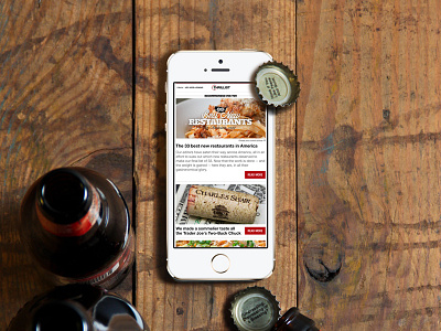 Thrillist Email Digest beer digest email fluid full width newsletter responsive scalable subscribe thrillist