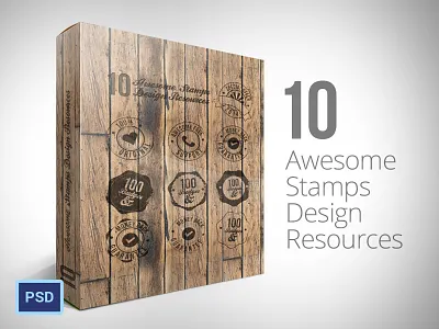 [Freebie PSD] 10 Badges Free badge badges crop dots free psd freebie stamps wood