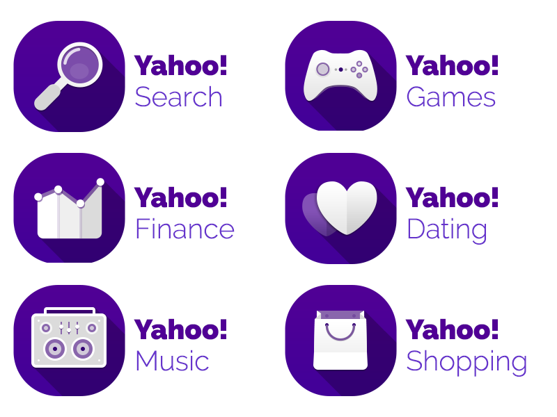 Example of Yahoo Icons 2014 set2