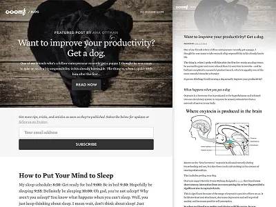 ooomf Blog blog content gotham mercury ooomf photography post rebrand