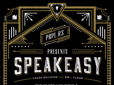 Example of Speakeasy Invite (Rejected version)