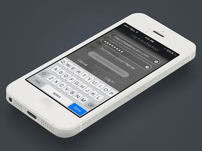 Reusable Modal Style Ex. 2 ios ios 7 iphone modal
