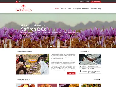 Saffran&Co WordPress Theme Design creativity design web design template web layout web layout template webpage website website design website template wordpress template wordpress theme design