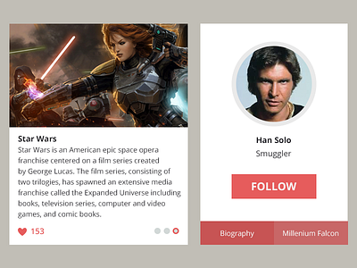 Infobox avatar box flat info star wars ui