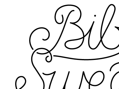 Making progress.. band flourish hand lettered lettering logo music script stroke