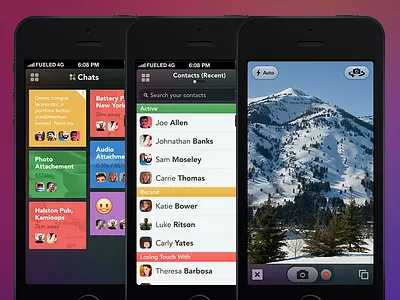 Quad app chat iphone messaging