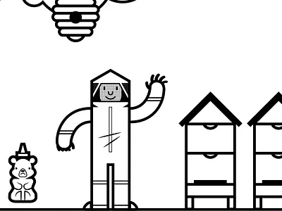 WIP - Bee Care Coloring Contest Page bee bees care honey