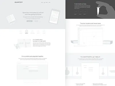 Quartzy - Inventory wireframe android doc inventory robot science tablet wireframe