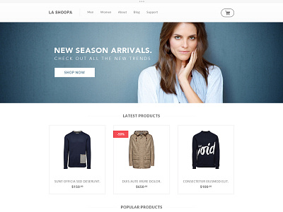 La Shoopa eCommerce Template ecommerce ecommerce template free ecommerce free ecommerce template free template psd psd ecommerce template