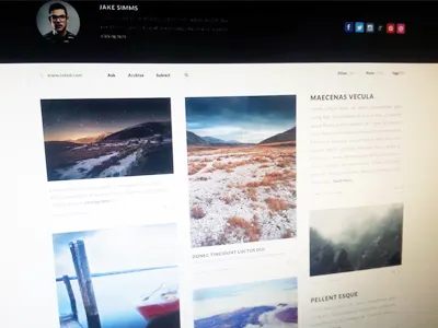 Tumblr Theme w/ Pixels appearly appearlythemes design portfolio themeforest themes tumblr web webdesign