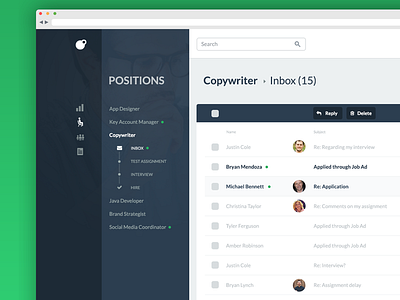 Positions - revisited applicant tracking system candidates email job application work in progress