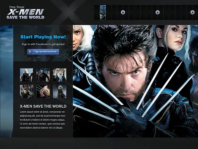 XMen Time Travel Game entertainment gamification social