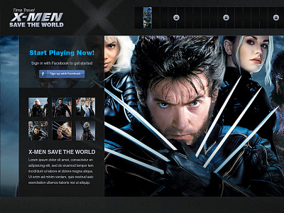 XMen Time Travel Game entertainment gamification social