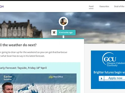 New timestamp display edinburgh green instagram source sans pro time timestamp weather