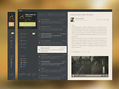 meo mail app ui app email freebies mail app psd ui