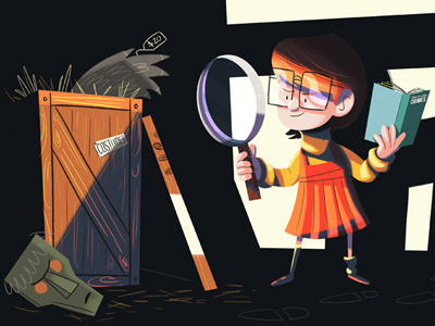 Jinkies! @sketch dailies character fan art girl illustration kid scooby doo sketch dailies velma